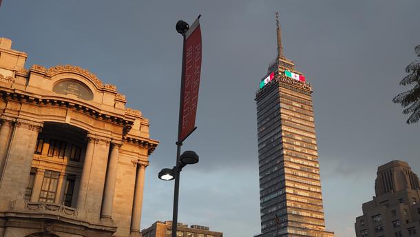La Torre Latinoamericana, Alameda Central og Bellas Artes